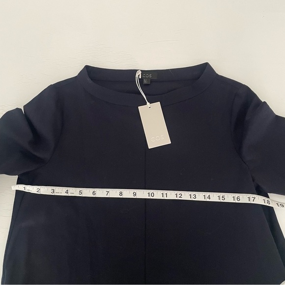 COS wool Dress with high neckline and pockets size 6 NWT - Picture 8 of 8